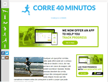 Tablet Screenshot of corre40minutos.net