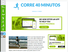Tablet Screenshot of corre40minutos.com